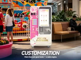 Servicio personalizado: Cómo el diseño exterior de la máquina de helados puede aumentar el valor de la marca